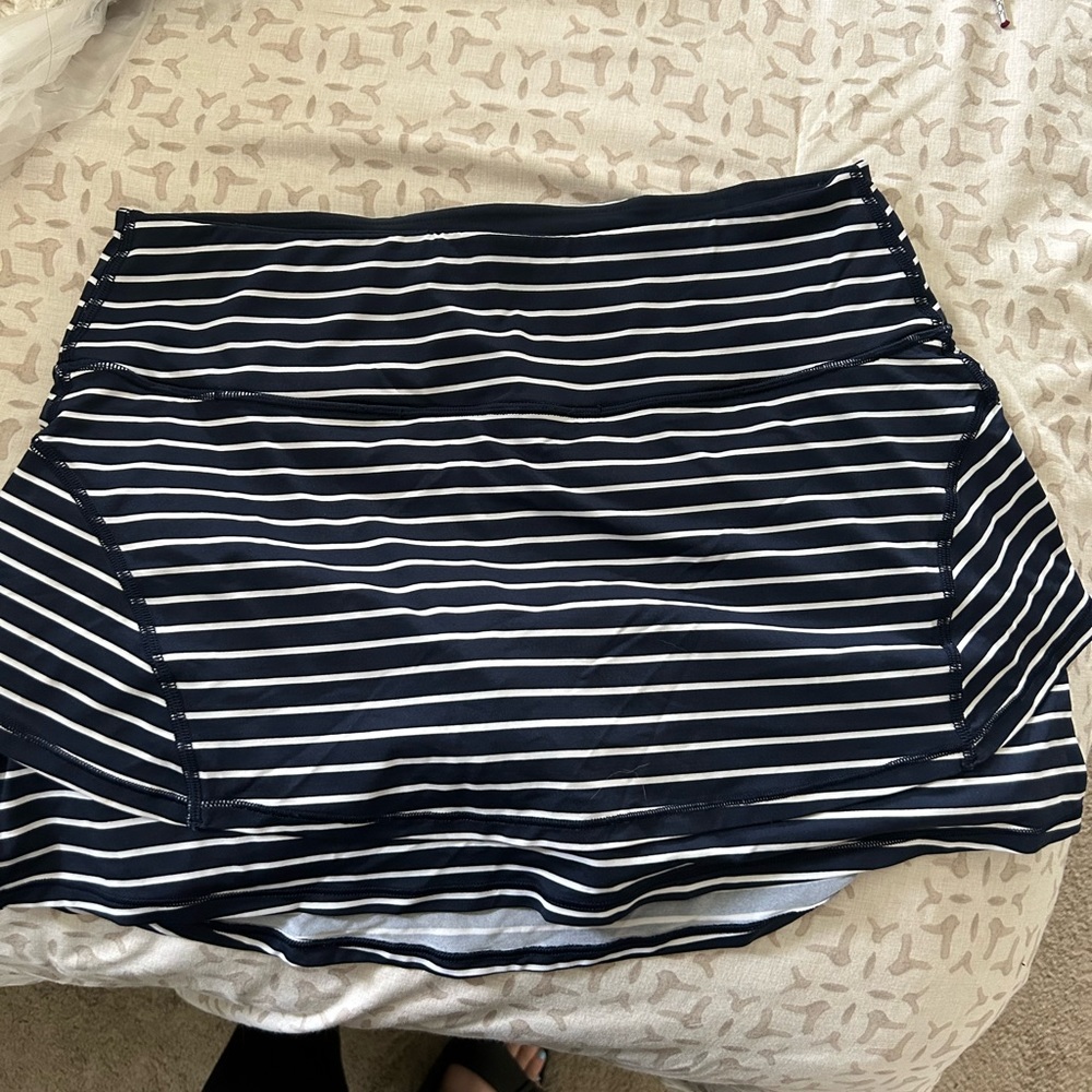 Striped athleta skirt